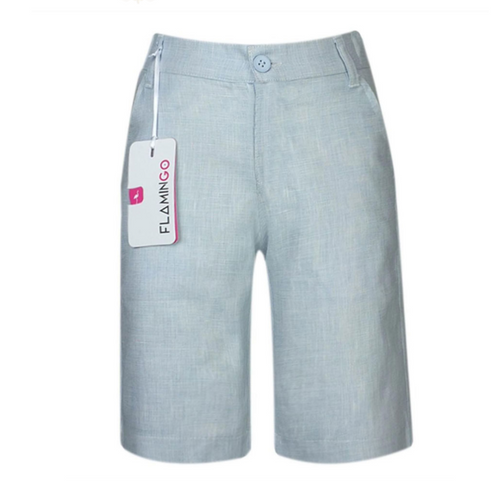Linen Shorts Ice Blue