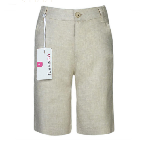 Linen Shorts Khaki